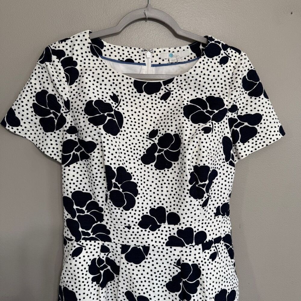 Boden Sierra Textured Cotton Dress US 6R - Picture 4 of 9